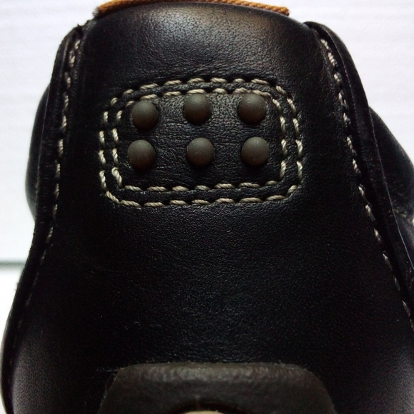 Timberland Leather Driver Lace-up Shoes Sneakers Men's 9M Black - Picture 12 of 16